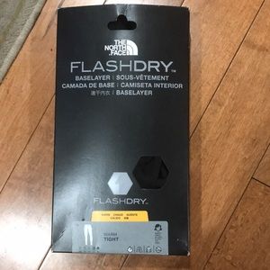 NWT The North Face FlashDry winter warm baselayer tight XL